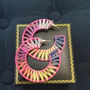 Colorful Hoop Earrings